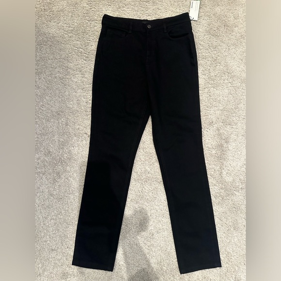 NWT Frank And Oak - Black Kim Slim High Waisted Jeans Size 30 - Picture 4 of 11